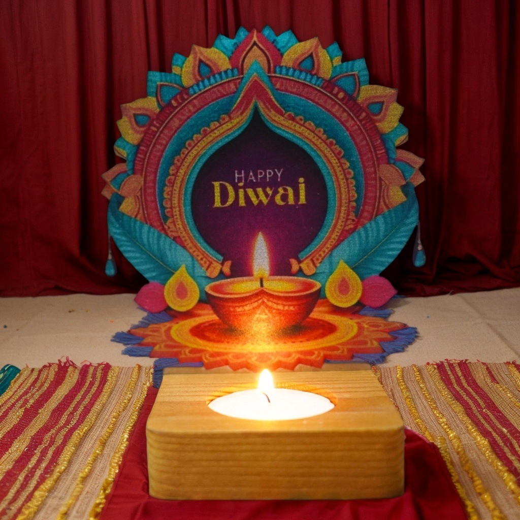 Lighting Decoration For Diwali - 인도 공장 디왈리 축제 조명 분위기