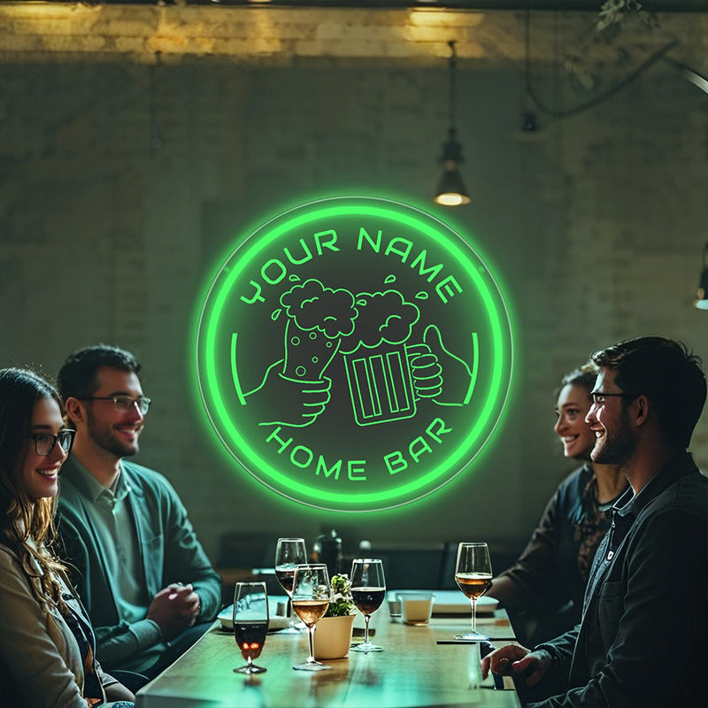 Neon Sign Custom Led - 치어스 로고가 있는 맞춤형 LED 네온사인