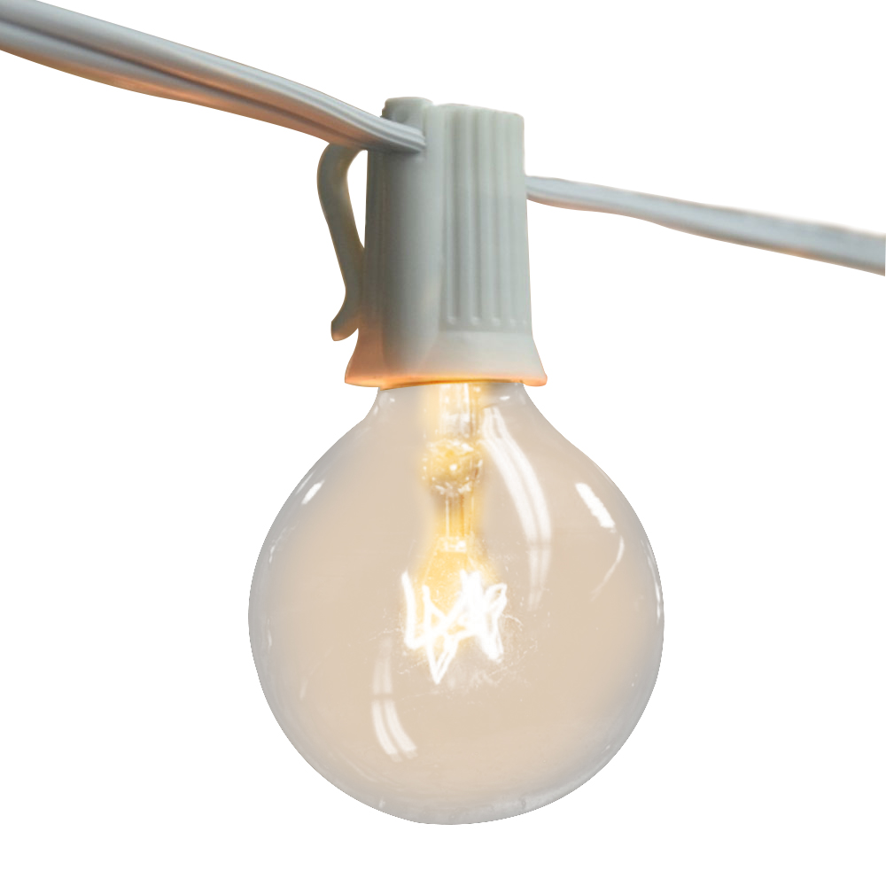 String Light Outdoor - 빈티지 G40 투명 전구 스트링 라이트