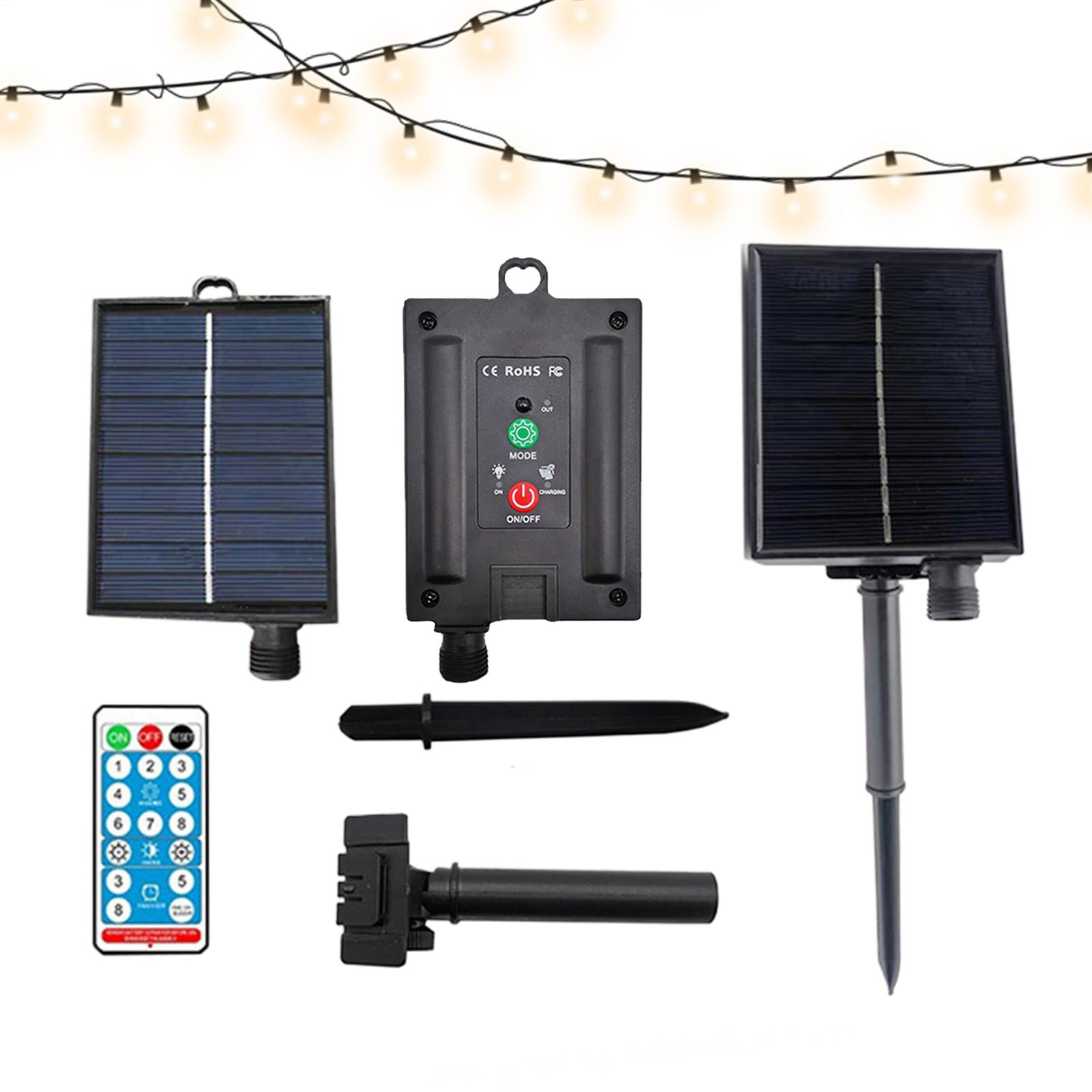 String Light Outdoor - 휴대용 태양 전지 패널 31V 방수