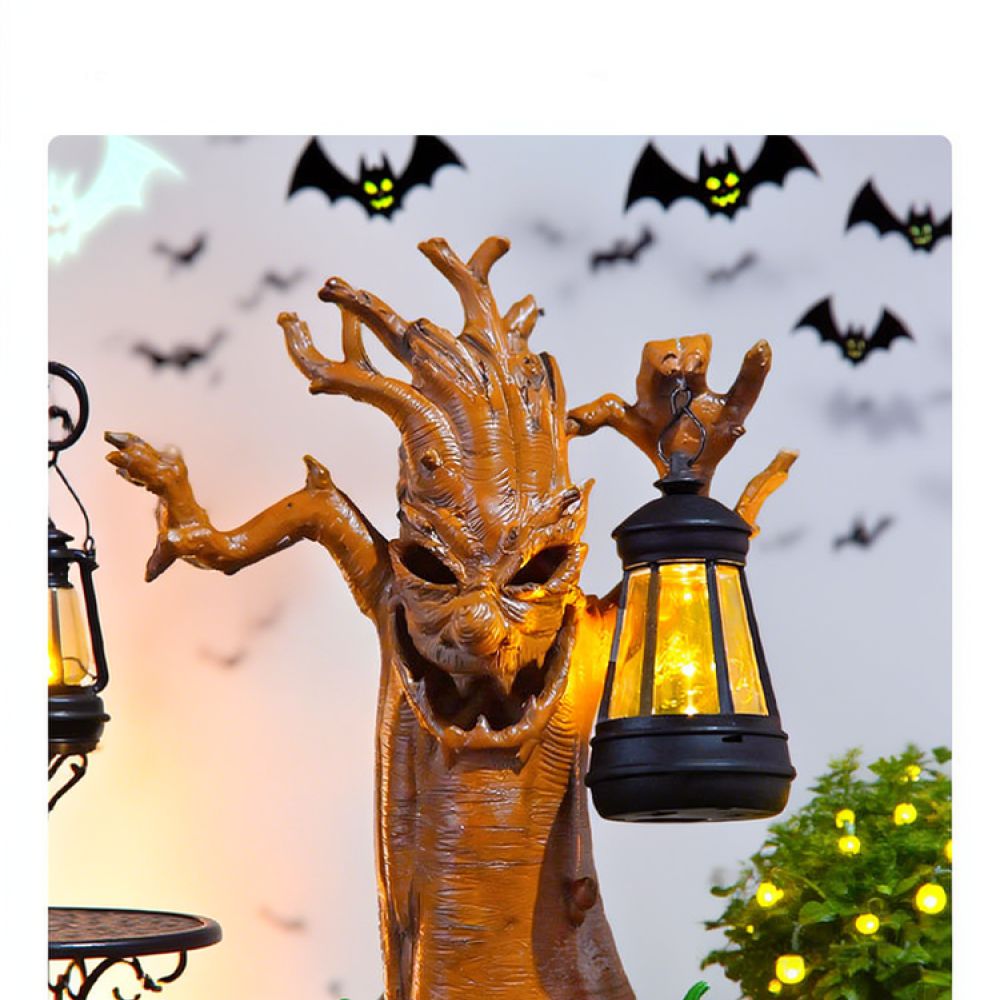 태양 에너지를 이용한 수지 재질의 나무 정령 조형물,  - Outdoor Lighting Decor Ideas 리뷰 및 가격