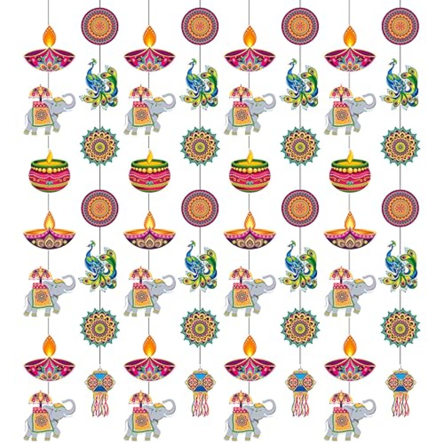 8개입 해피 디왈리 장식 용품 인도 불빛 축제 장식 배 - Lighting Decoration For Diwali 리뷰 및 가격