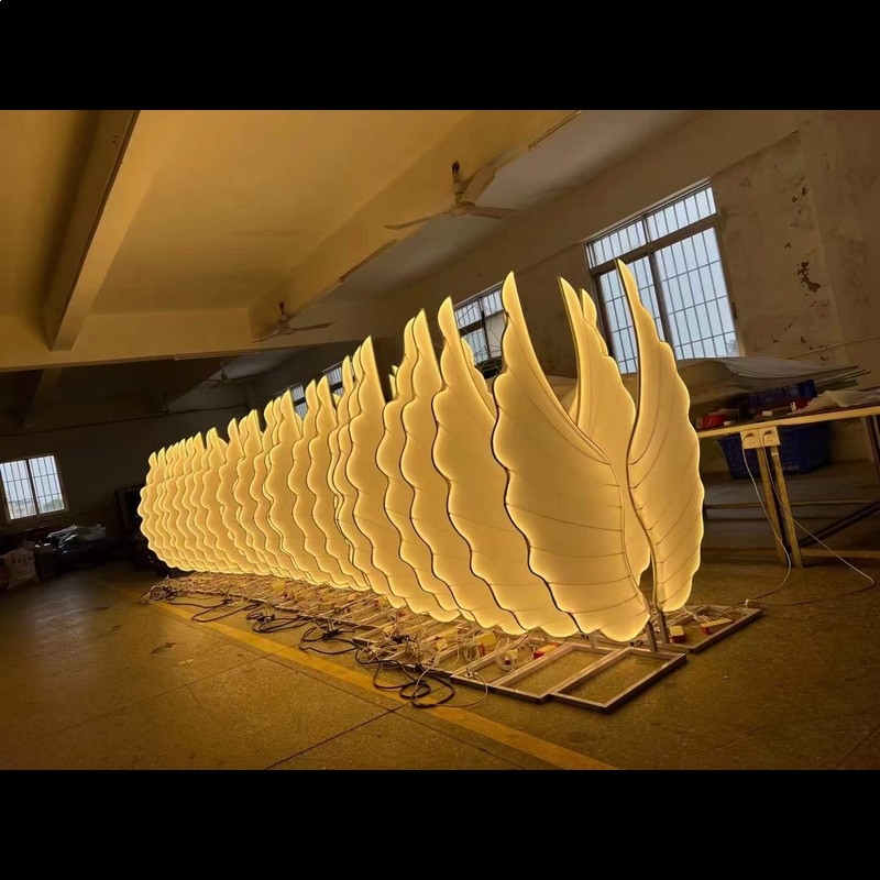 빛나는 천사 날개 조명 소품 컬러 판타지 LED 날개  - Lighting Decor For Wedding 리뷰 및 가격