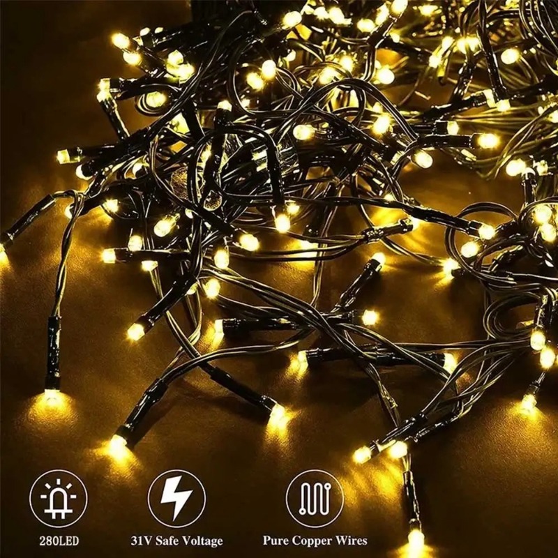 USB LED 요정 스트링 조명, 방수 크리스마스 트리 - Lighting Decor For Wedding 리뷰 및 가격