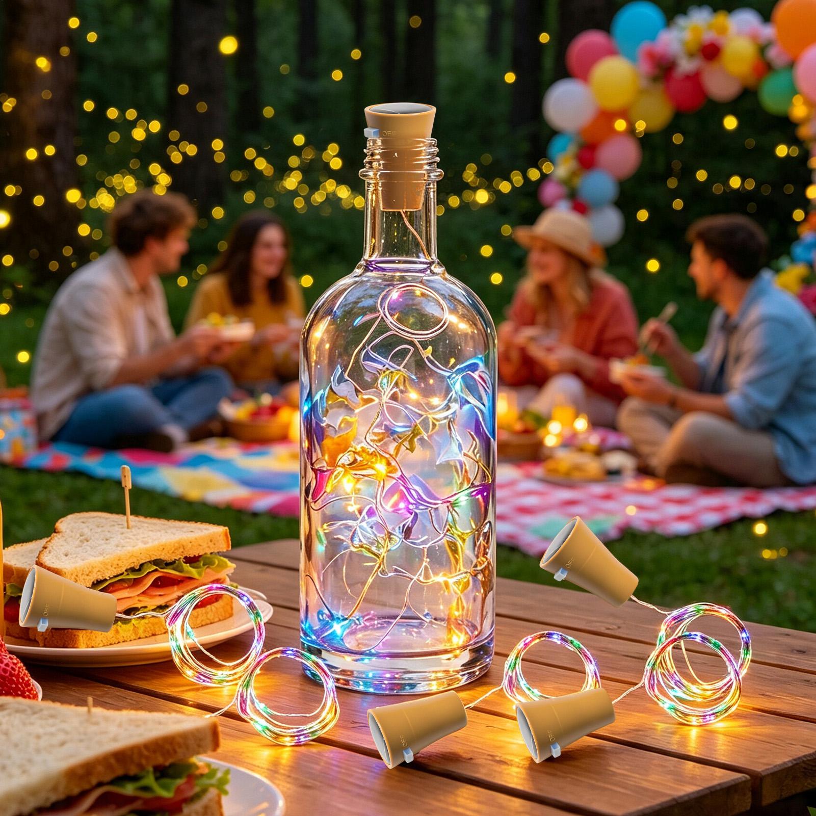 태양광 와인병 조명 LED 방수 DIY 야외 장식 6개 - String Light Outdoor 리뷰 및 가격