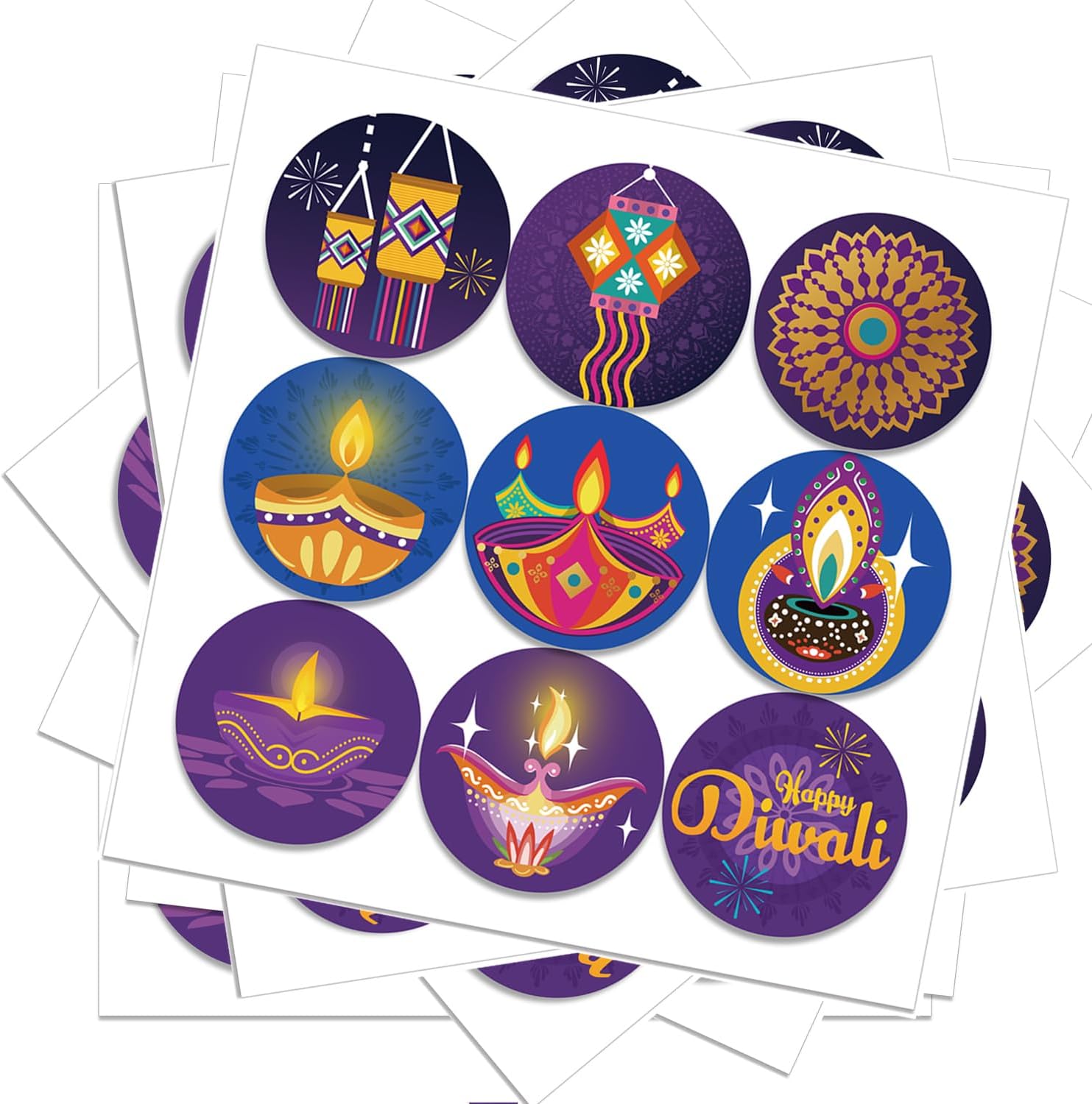 해피 디왈리 스티커, 인도 조명 축제, 파티 장식 - Lighting Decoration For Diwali 리뷰 및 가격