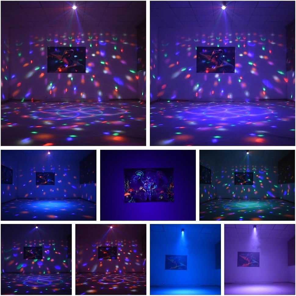 파티 조명 Dj 디스코 볼 조명 음성 제어 스트로브 무 - Lighting Effect Home Decor 리뷰 및 가격