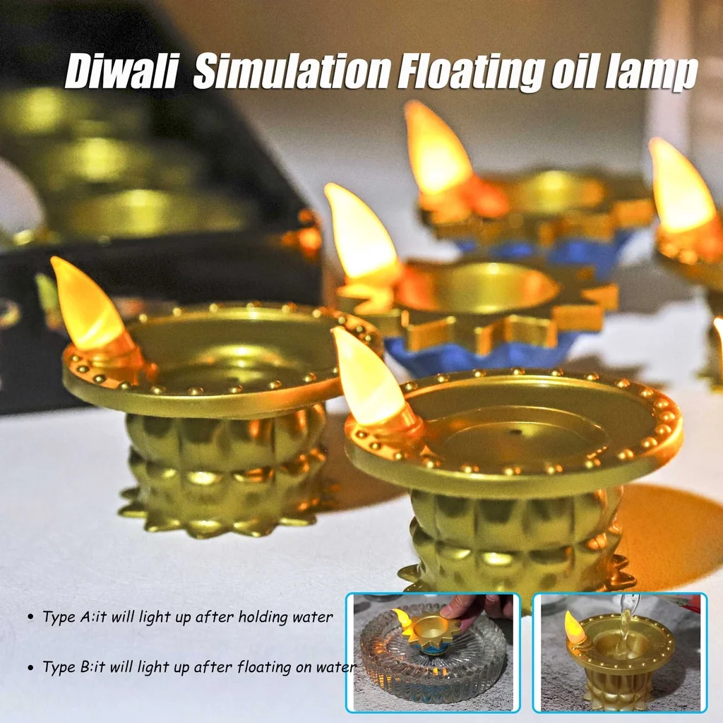 디왈리 시뮬레이션 LED 캔들 램프, 디파발리 장식 캔 - Lighting Decoration For Diwali 리뷰 및 가격