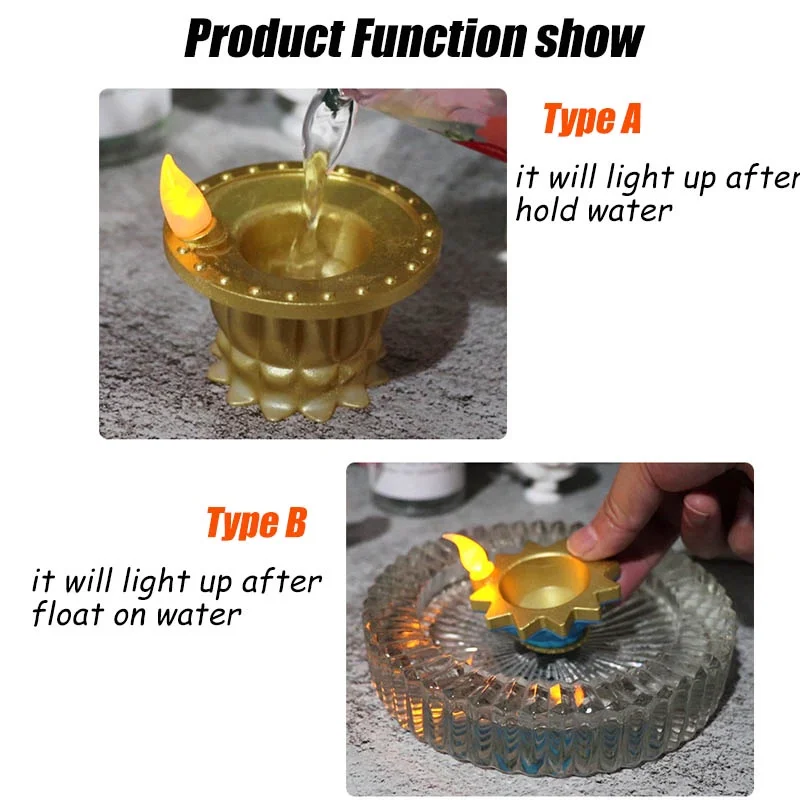 디왈리 시뮬레이션 LED 캔들 램프, 디파발리 장식 캔 - Lighting Decoration For Diwali 리뷰 및 가격