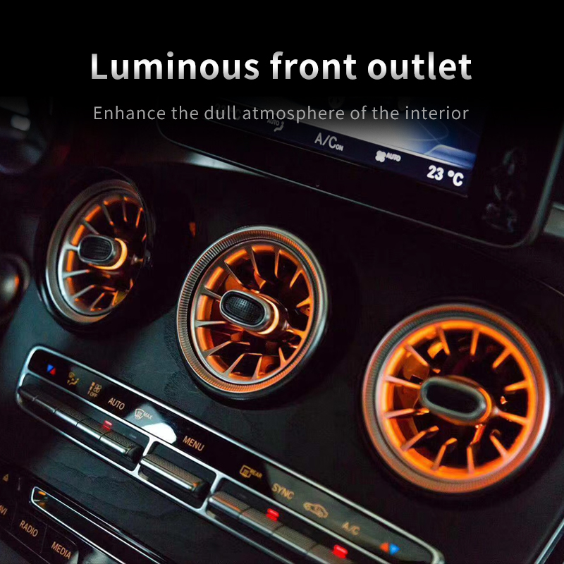 핫세일 자동차 실내 터빈 에어벤트 분위기 조명 LED  - Decor Lighting Sales 리뷰 및 가격