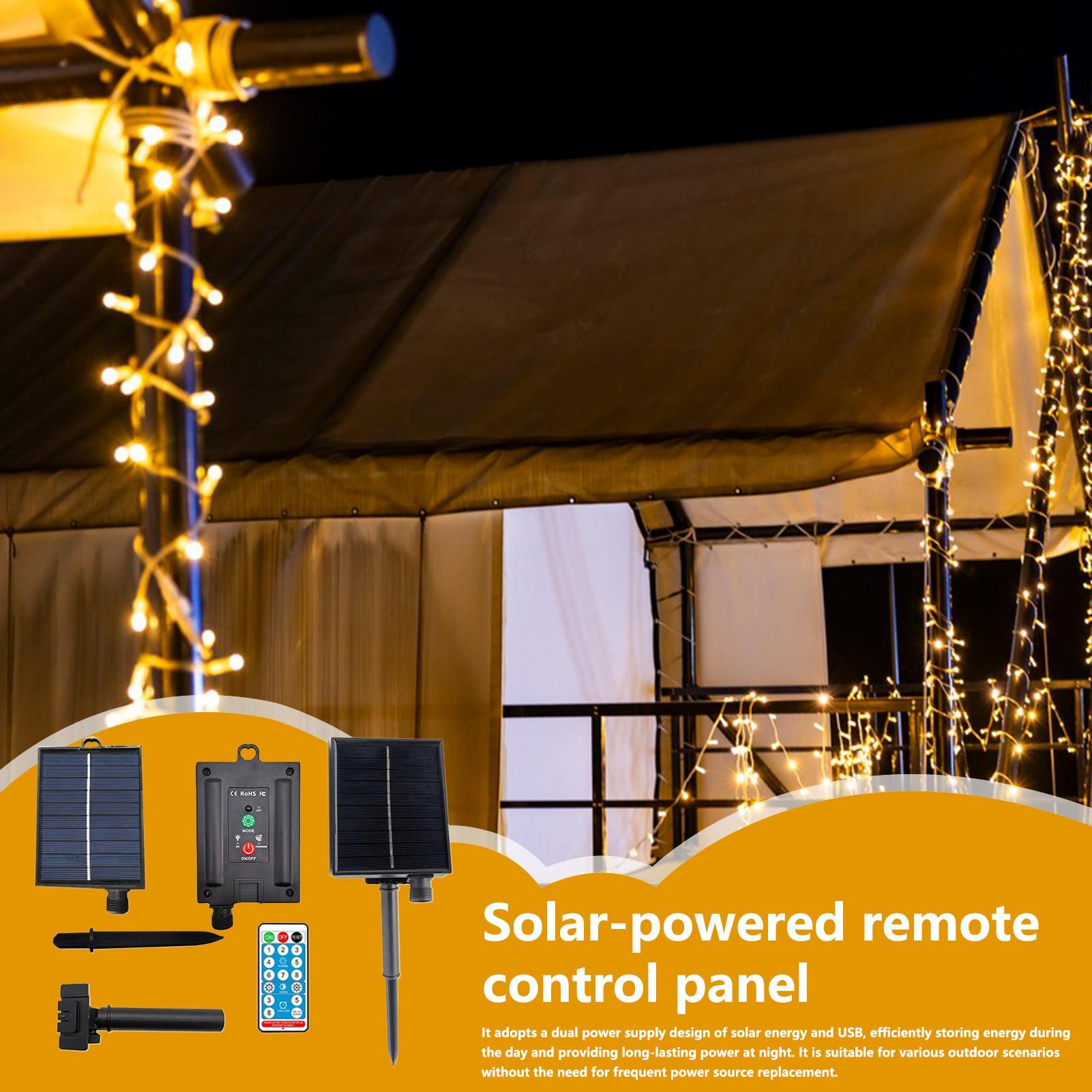 휴대용 태양 전지 패널 31V 방수 원격 USB 스트링 - String Light Outdoor 리뷰 및 가격