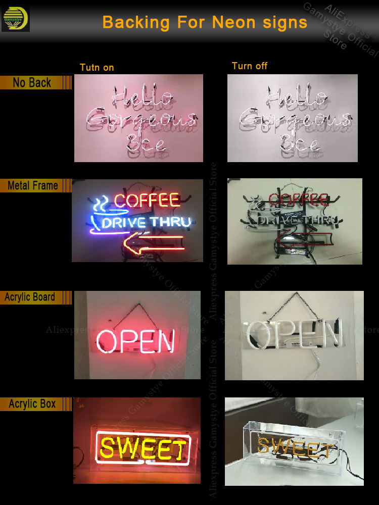 네온사인 아이디어 램프 진짜 유리관 레스토랑 장식 맥주 - Outdoor Lighting Decor Ideas 리뷰 및 가격