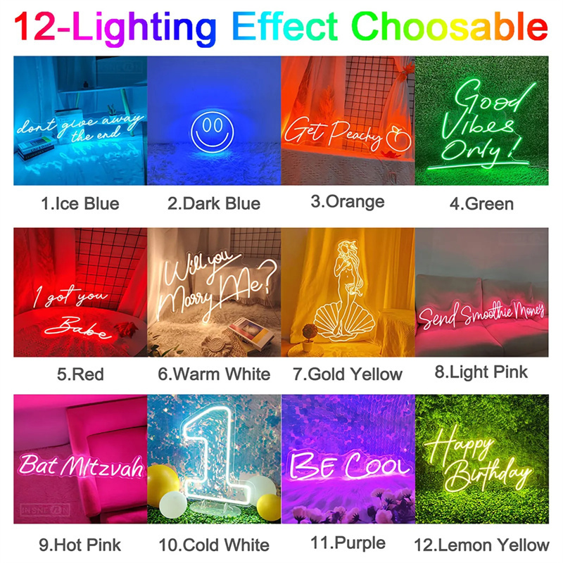 맞춤형 LED 네온사인 LED 조명, 침실, 웨딩, 바 - Lighting Decor For Wedding 리뷰 및 가격