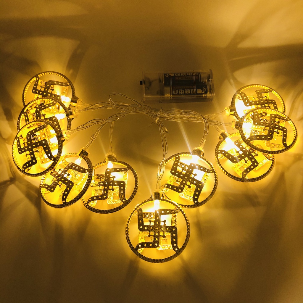 디왈리 라이트 LED AUM OM 만자 락쉬미 코끼리  - Lighting Decoration For Diwali 리뷰 및 가격