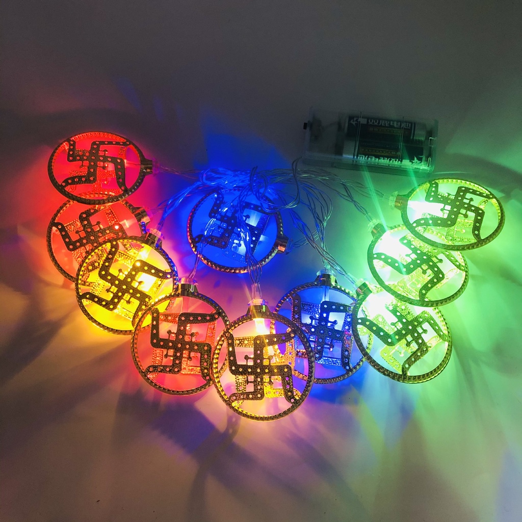 디왈리 라이트 LED AUM OM 만자 락쉬미 코끼리  - Lighting Decoration For Diwali 리뷰 및 가격
