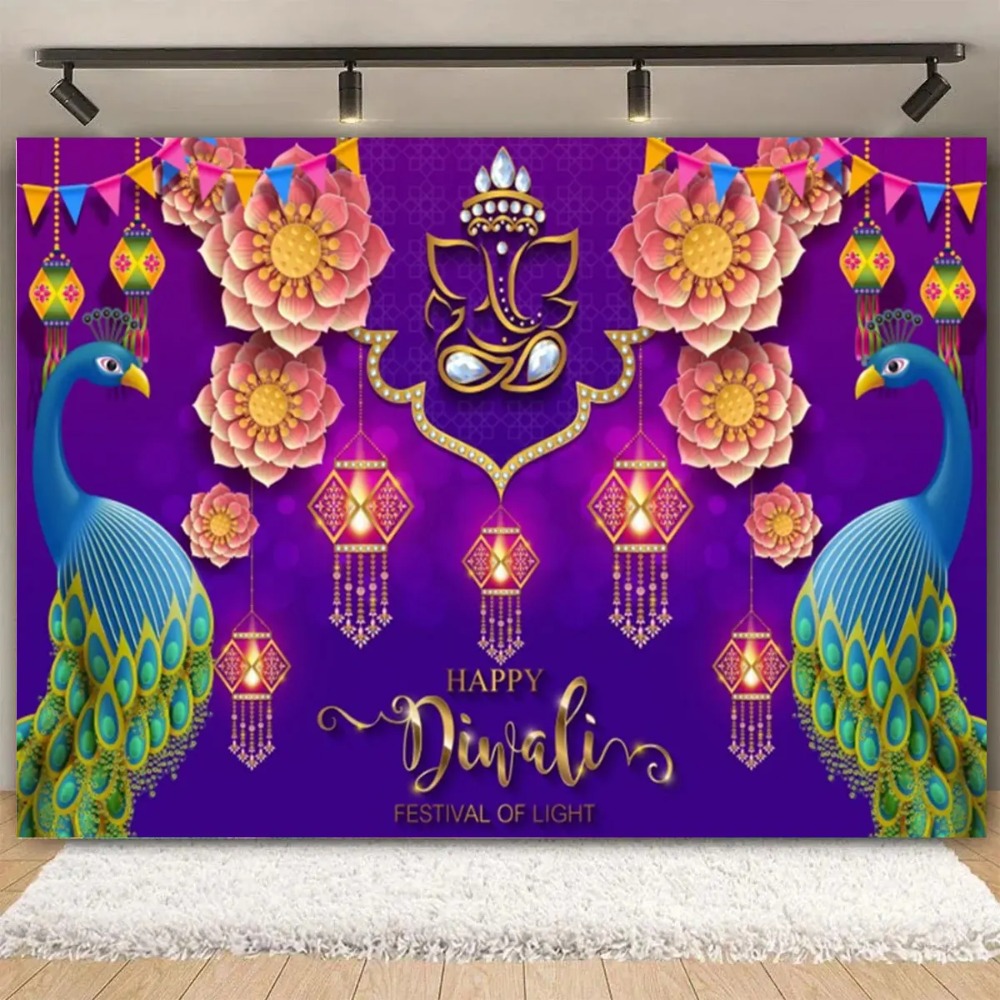 해피 디왈리 축제 배경 용품 인도 전통 디파발리 불꽃  - Lighting Decoration For Diwali 리뷰 및 가격